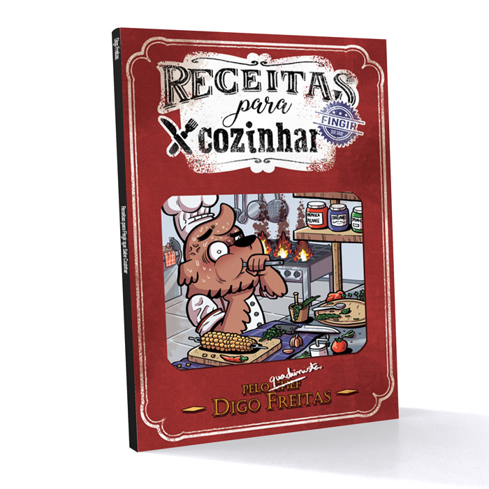 Um livro de receitas com quadrinhos pra cozinhar e divertir!